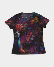 Load image into Gallery viewer, Aaziri Peacock Garden Graphic - Graphic Tee