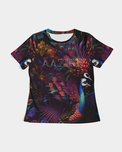 Aaziri Peacock Garden Graphic - Graphic Tee